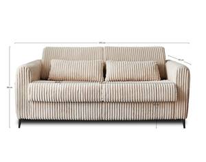 3-Sitzer Sofa OWEN Rot