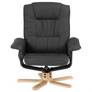 Fauteuil relaxation + repose-pied CHARLY Gris