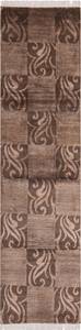 Tapis de passage Darya CDXXVIII Marron - Textile - 76 x 1 x 305 cm