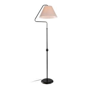 Lampadaire Ellesmere noir / taupe Noir - Métal - 45 x 152 x 45 cm