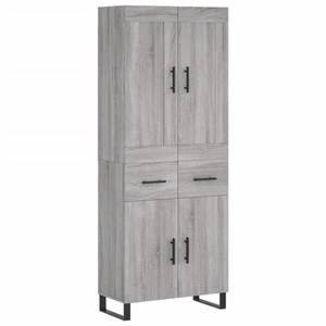 Highboard DE6767 Grau - Holzwerkstoff - 34 x 180 x 70 cm