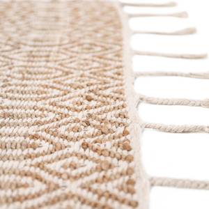 SIERRA tapis jute & coton Fibres naturelles - 110 x 1 x 170 cm