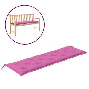 Gartenbank-Auflage 3010061-2 (2er Set) Pink - Tiefe: 180 cm