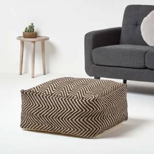 Designer Hocker Pouf Chevron 60 x 30 x 60 cm