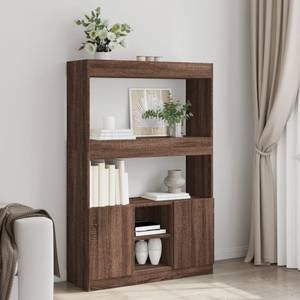 Highboard DE4512 Braun - Holzwerkstoff - 33 x 140 x 92 cm