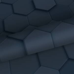 PP intissé éco texture hexagone 3d 7390 Bleu