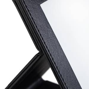 Klappspiegel Schwarz - Glas - Kunststoff - 18 x 21 x 25 cm