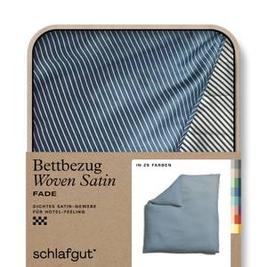 Bettbezug Woven Fade Satin Grau - 200 x 200 cm