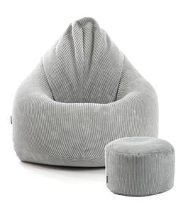 Sitzsack mit Hocker Der Tagträumer Grau