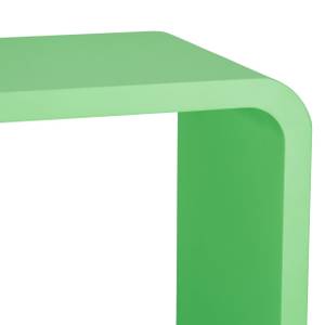 2 x Standregal klein grün Braun - Grün - Holzwerkstoff - 53 x 50 x 20 cm