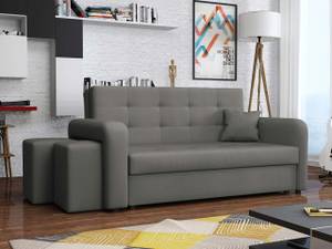 Schlafsofa Viva Home III Steingrau