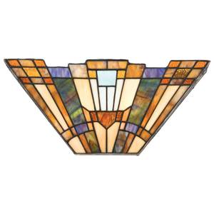 Lampe murale ETERNO 6 Marron - Gris - Verre - Métal - 40 x 17 x 14 cm