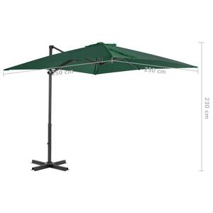 Parasol en porte-à-faux Vert clair