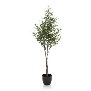 Kunstpflanze OLIVE Grün - Kunststoff - 45 x 120 x 45 cm