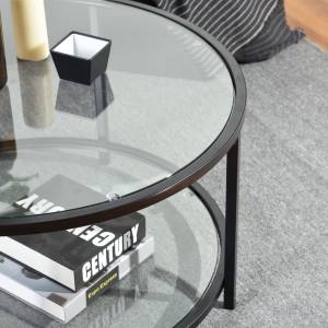 Couchtisch NEKA SMALL B Glas - 80 x 42 x 80 cm