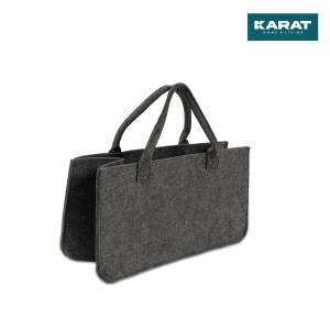 Filztasche Conny 4er-Set Grau - Textil - 50 x 25 x 25 cm