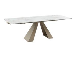 Ausziehbarer Tisch LOZIPA Beige - Stein