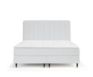 Boxspringbett Kobbe  Hellgrau - Breite: 180 cm