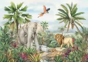 Affiche - Les Animaux De La Jungle