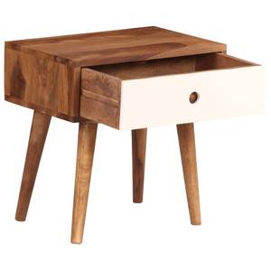 Nachttisch DE283 Braun - Massivholz - 45 x 45 x 30 cm