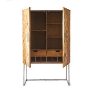 Schrank Tribeca Braun - Massivholz - 102 x 166 x 42 cm