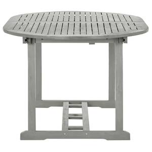 Table de jardin 3012961 Gris - Bois massif - Bois/Imitation - 100 x 75 x 200 cm