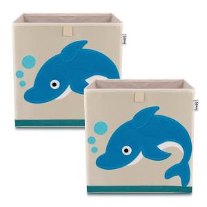 Lifeney Aufbewahrungsbox 2er Set Delfin Kunststoff - 1 x 2 x 2 cm