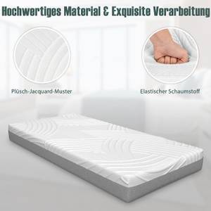 Matratze für elektrischen Bettrahmen Weiß - Kunststoff - 203 x 20 x 97 cm