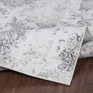 Kurzflorteppich PALERMO Grau - Kunststoff - Textil - 120 x 1 x 170 cm