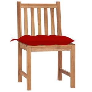 Chaise de jardin (lot de 6) 3007529-3 Rouge