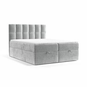 Boxspringbett Essence Bonellfederkern Hellgrau - Breite: 180 cm