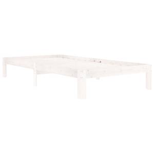 Cadre de lit 3013677 Blanc - Largeur : 104 cm