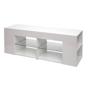 TV-Rack L36 Weiß - Holzart/Dekor - Holz teilmassiv - 144 x 50 x 40 cm