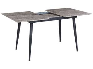 Table de salle à manger EFTALIA Noir - Gris - Bois manufacturé - 80 x 75 x 120 cm