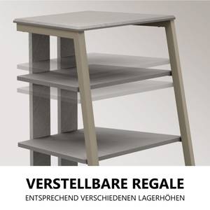 TV Rack HiFi Rack aus Holz Metall Khaki