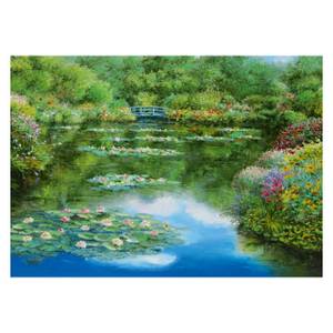 Puzzle Sam Park Seerosenteich Papier - 28 x 6 x 38 cm