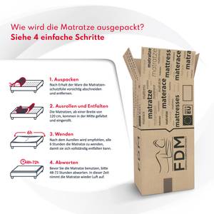 Taschenfederkern-Matratze Active Max Breite: 100 cm