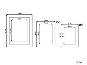 Fotorahmen DENKORO 7-tlg Weiß