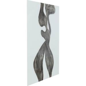 Glasbild Abstract Art Part I Braun - Glas - 80 x 120 x 1 cm