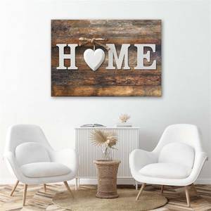 Bilder Home Herz Holz Vintage Retro 100 x 70 cm