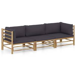 Garten-Lounge-Set (3-teilig) 3009675-3 Dunkelgrau