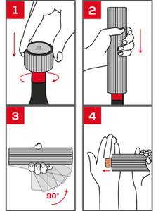 Korkenzieher Line Reverse Aluminium