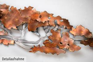 Wanddeko Metall Rejuvenated Silber - Metall - 107 x 61 x 5 cm