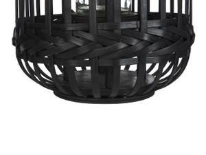 Lanterne BORACAY Noir - Bambou - 22 x 30 x 22 cm