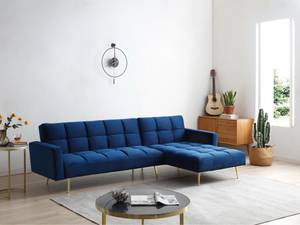 Schlafsofa NIETO Blau