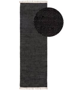 Tapis Tom - matériau recyclé Noir - 80 x 250 cm