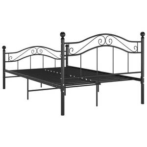 Cadre de lit 3011077 Noir - Largeur : 127 cm