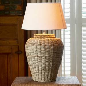 Lampenfuss RR Grand Lobby Lamp L Braun - Metall - Naturfaser - Rattan - Holzart/Dekor - 32 x 39 x 32 cm