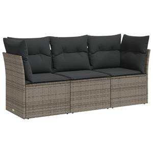 Gartensitzgruppe K5519(3-tlg) Grau - Massivholz - 69 x 62 x 179 cm