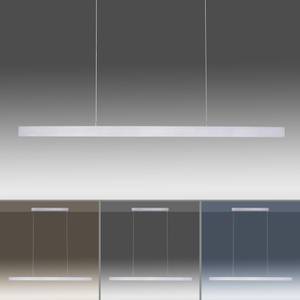 LED Pendelleuchte Q-Cora Smart Home Grau - Metall - 120 x 120 x 120 cm